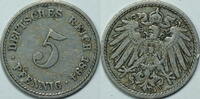 Kaiserreich 5 Pfennig 1894 A ss 1,00 EUR prix TTC + 8,99 EUR frais d'envoi