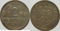BRD 2 DM 1951 G 5 DM Ähren TTB