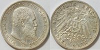 Kaiserreich Würtemberg 3 Mark -