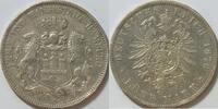 Kaiserreich Hamburg 5 Mark 1876 TTB Rf