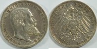Würtemberg 3 Mark Kursmünze -