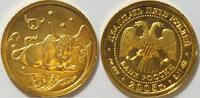 25 Rubel Gold 2005 Russland Sternkreiszeichen Stier st