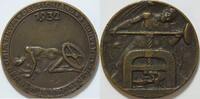 Weimar Bronzemed. auf die Ausbeutung Deutschlands 40, 5 mm -