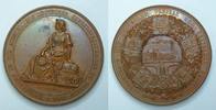 Deutschland Bronzemed. Gewerbeerzeugnis Ausstellung in Bremen 1844 in Orginalschachtel -