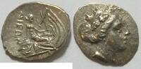 Euboia Silber Tetrobol Stadt Histiaia Euboia -