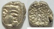 Indien / Malva Drachme Stilisierter Herrscherkopf 12 mm, 2,2, g -