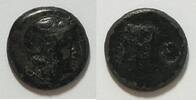 Smyrna AE 17 mm Kopf des Apollo mit Lorbeerkranz nach rechts -