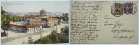 Deutsches Reich Stuttgart das Kunstgebäude Lithographie -