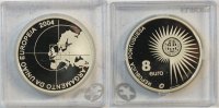Portugal 8 Euro 2004 EU - Erweiterung PP gekapselt mit Zertifikat 54,00 EUR prix TTC + 14,49 EUR frais d'envoi