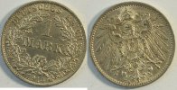 Kaisserreich 1 Mark 1914 A Kursmünze SPL