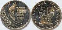 Frankreich 5 Francs 1989 unc 6,50 EUR prix TTC + 8,99 EUR frais d'envoi
