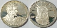 USA Silber Med. Lincoln Gettysburg Silberme. 28 Gramm -