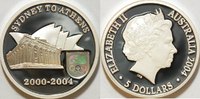 Australien 5 $ Olympischen Spiele 2004 in Athen mit Hologram -