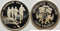 Togo 1000 Francs Olympischen Spiele 2004 in Athen -