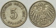 Kaiserreich 5 Pf 1914 J ss 1,00 EUR prix TTC + 8,99 EUR frais d'envoi