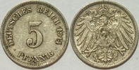 Kaiserreich 5 Pf 1914 F ss 1,00 EUR prix TTC + 8,99 EUR frais d'envoi