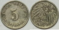 Kaiserreich 5 Pf 1906 D ss 1,00 EUR prix TTC + 8,99 EUR frais d'envoi