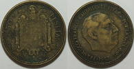 Spanien 2,5 Pesetas 1953 ss 2,00 EUR prix TTC + 8,99 EUR frais d'envoi
