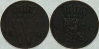 Niederlande 1/2 Cent 1865 ss 25,00 EUR prix TTC + 14,49 EUR frais d'envoi