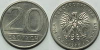 Polen 20 Zloty 1986 ss 2,50 EUR prix TTC + 8,99 EUR frais d'envoi
