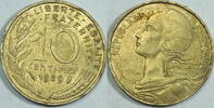 Frankreich 10 Centimes 1989 ss 1,50 EUR prix TTC + 8,99 EUR frais d'envoi