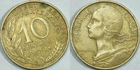 Frankreich 10 Centimes 1967 ss 1,50 EUR prix TTC + 8,99 EUR frais d'envoi