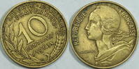 Frankreich 10 Centimes 1963 ss 1,50 EUR prix TTC + 8,99 EUR frais d'envoi