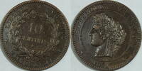 Frankreich 10 Centimes 1871 A SUP