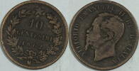 Italien 10 Centesimi 1862 M ss 6,90 EUR prix TTC + 8,99 EUR frais d'envoi