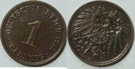 Kaiserreich 1 Pf 1905 A vz 1,90 EUR prix TTC + 8,99 EUR frais d'envoi