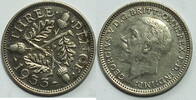 Großbritannien 3 Pence 1933 vz 4,50 EUR prix TTC + 8,99 EUR frais d'envoi