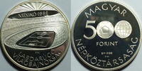 500 Forint 1986 Ungarn Fußball WM 1986 Mexico PP  gekapselt