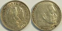 3. Reich 5 RM Hindenburg 1935 - 36 -