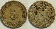 Kaiserreich 5 Reichspfennig -