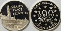 Frankreich 100 Francs / 15 Euro -