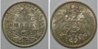 Kaiserreich 1 Mark 1914 J SPL