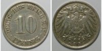 Kaiserreich Deutsches Reich 10 Pfennig 1906 A ss 1,00 EUR prix TTC + 8,99 EUR frais d'envoi