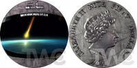 Niue 50 dollars Muonionalusta Meteorite 1 kilo UNC Pure Meteorite Coin 50$ Niue 2021 -