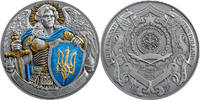 10 Dollars St. Michael: The Patron of Kyiv 5 oz Antique finish Silver Coin 10$ Niue 2024