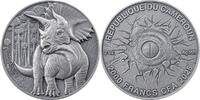 Cameroon 2000 francs 2025 Triceratops Lost World 2 oz Antique finish Sil... 199,00 EUR envoi gratuit