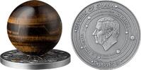 Ghana 10 cedis Jupiter Solar System 2 oz Antique finish Silver Coin 10 Cedis Republic of Ghana 2025 -