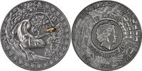 Ghana 10 Cedis Panther Hunting in the Wild 50 g Antique finish Silver Coin 10 Cedis Republic of Ghana 2022 -