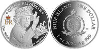 Niue 1 dollar 2026 Queen Elizabeth II: The 100th Anniversary of Her Maje... 169,90 EUR envoi gratuit