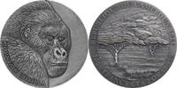 Cameroon 2000 Francs Mountain Gorilla Expressions of Wildlife 2 oz Antique finish Silver Coin 2000 Francs -