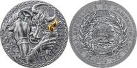 Cameroon 1000 Francs Minotaur The Great Greek Mythology 1 oz Antique finish Silver Coin 1000 Francs CFA -