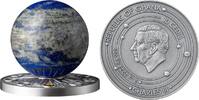 Ghana 10 cedis Earth Solar System 2 oz Antique finish Silver Coin 10 Cedis Republic of Ghana 2024 -