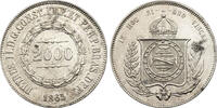 Brazil 2000 Reis Pedro II -