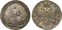 Russia Rouble 1744-CПБ Elizabeth XF/AU 1100,00 EUR envoi gratuit