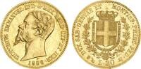 Italy 20 Lire 1858 (Anchor) -P Sardinia. Vittorio Emanuele II XF/AU 1000,00 EUR  + 20,00 EUR frais d'envoi
