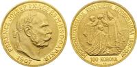 Hungary 100 Korona 1907-KB Franz Joseph I, Kremnitz mint NGC MS62 9200,00 EUR envoi gratuit